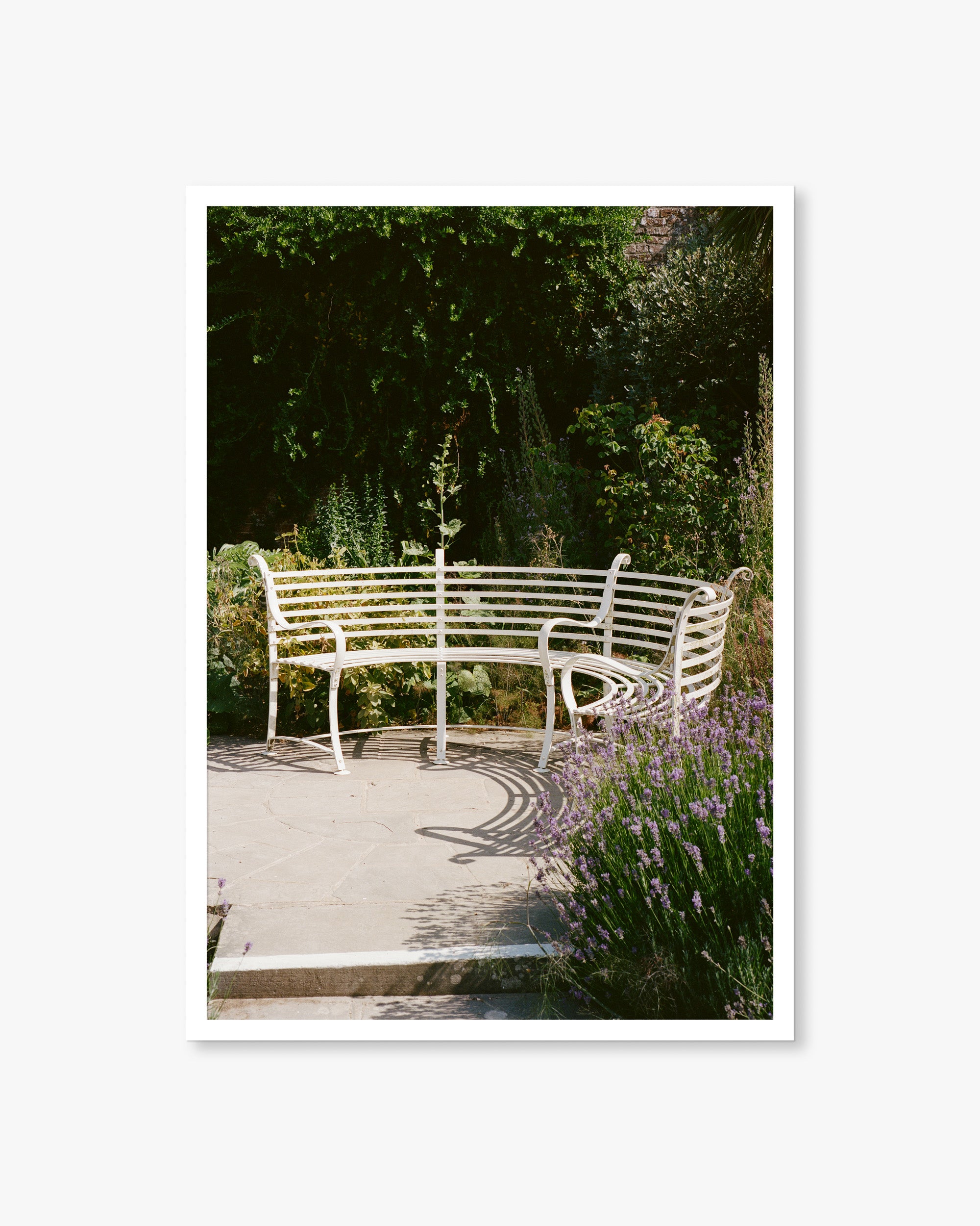 English Garden Terrace Print