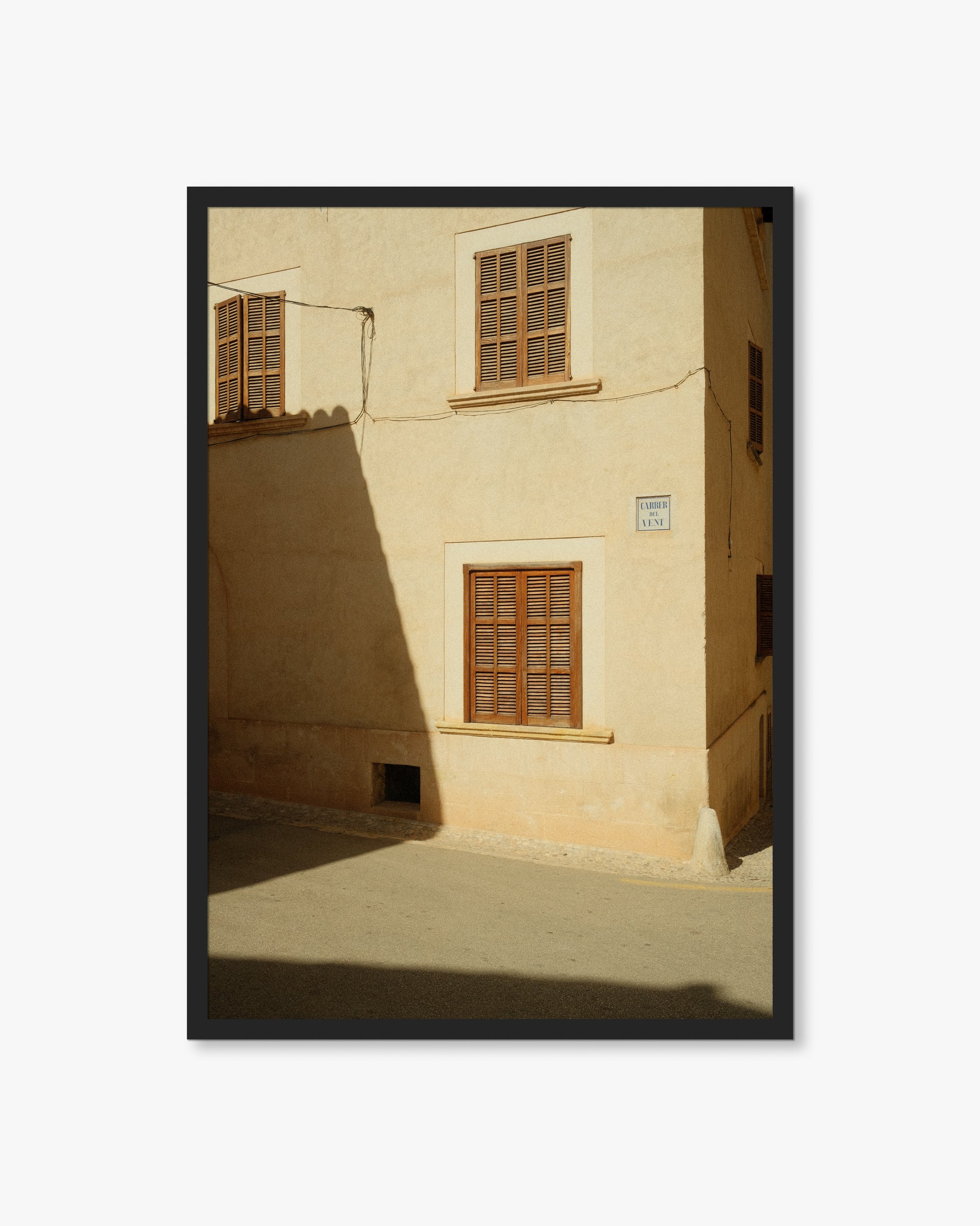 Mallorca Afternoon Shadows Print