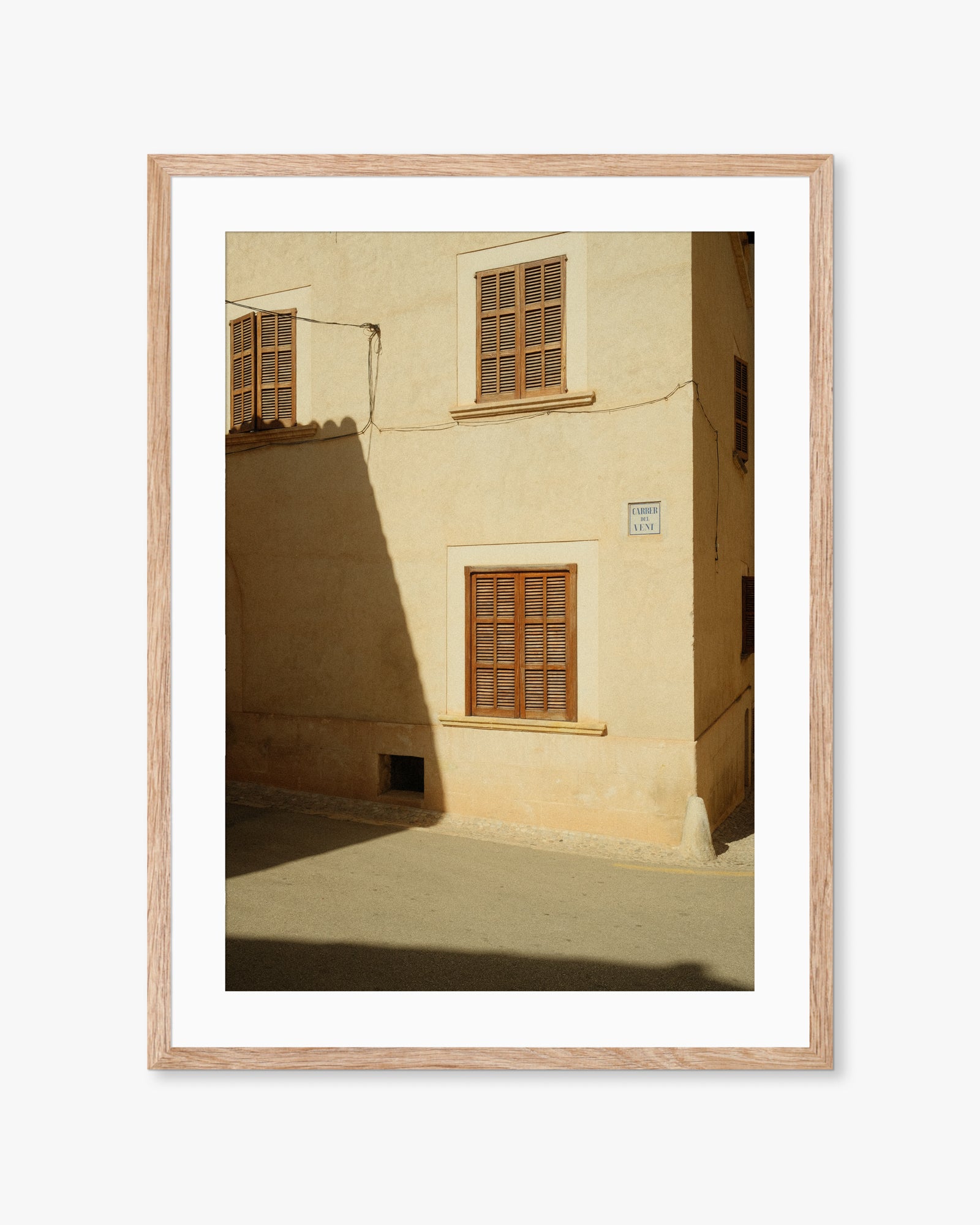 Mallorca Afternoon Shadows Print