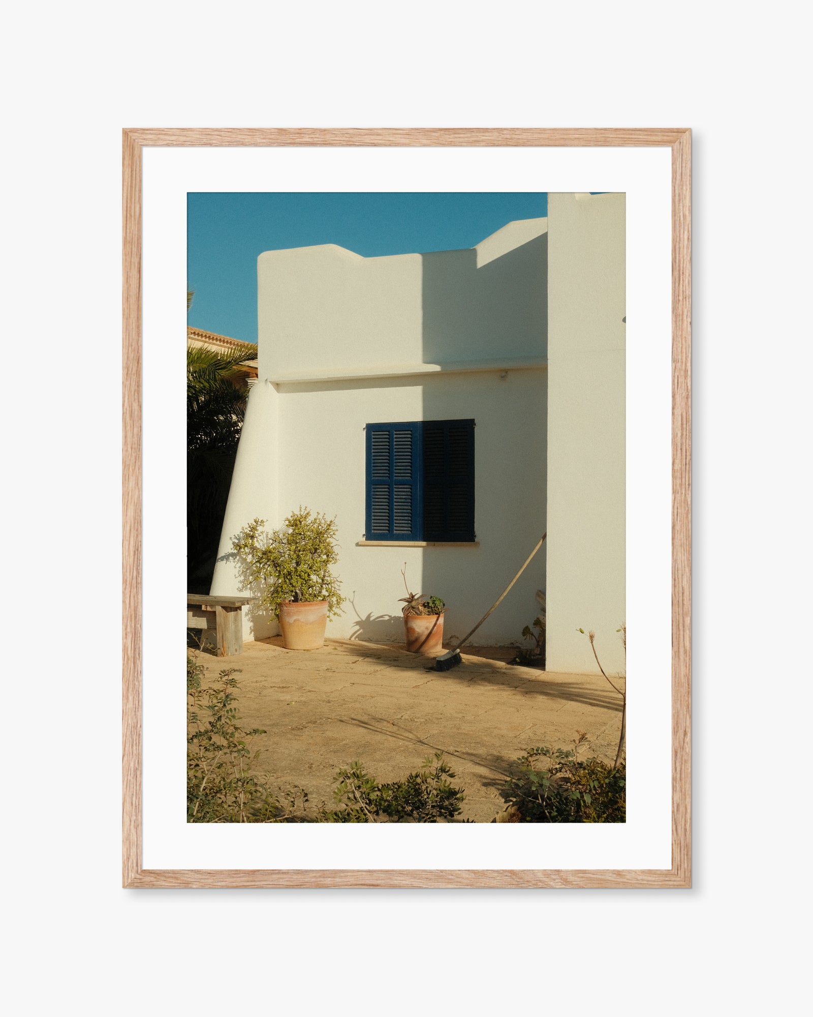 Mallorca Blue Shutters Print