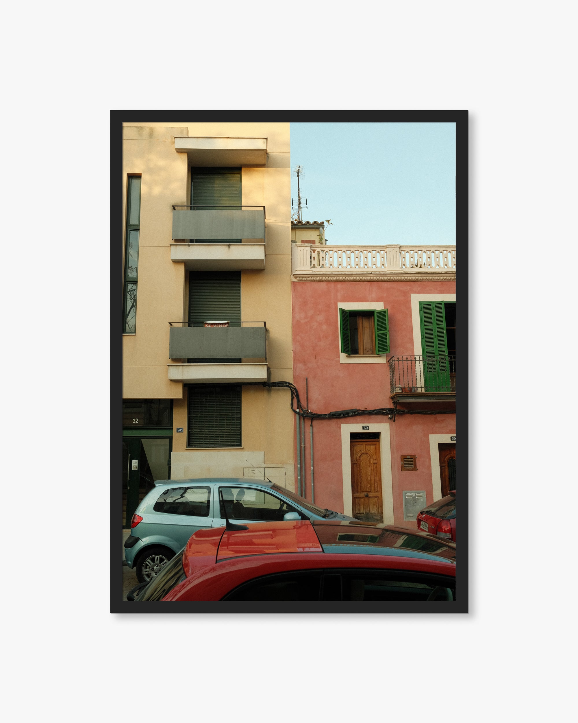Mallorca Palma Houses Print