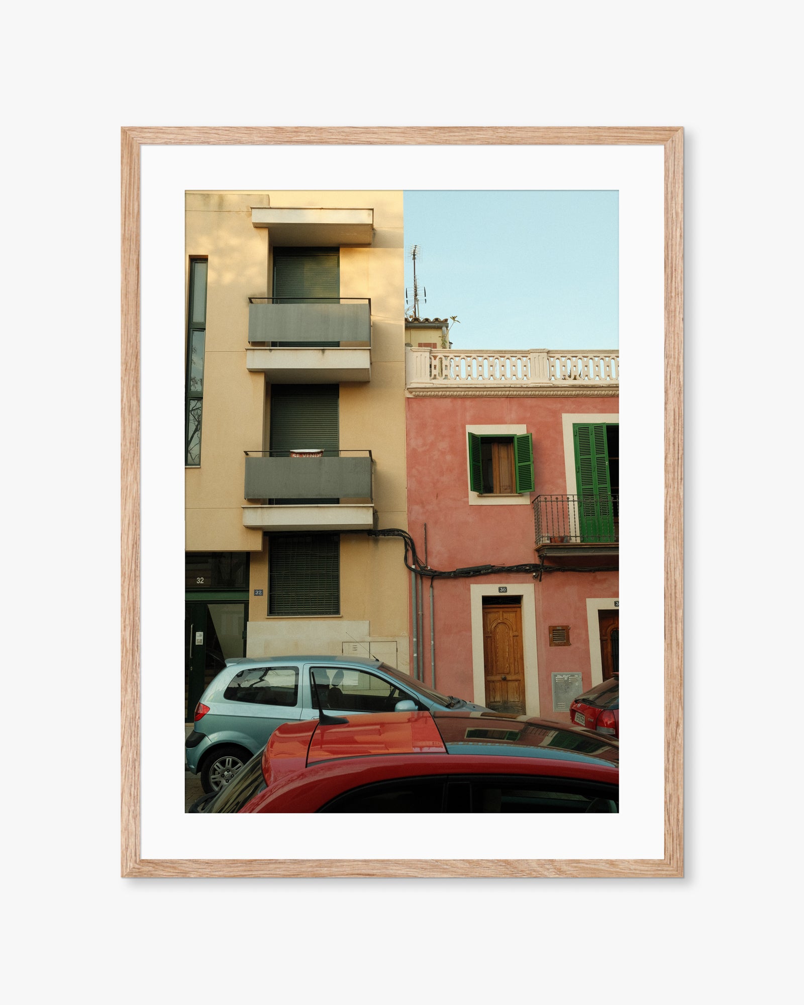 Mallorca Palma Houses Print