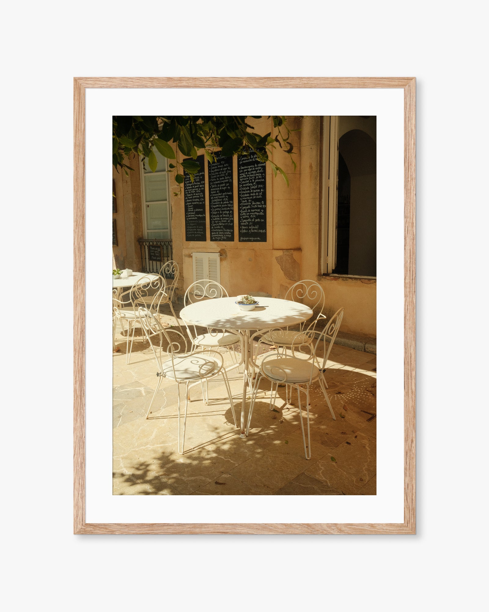 Mallorca Sunlight Terrace Print